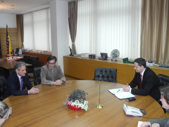 Predsjedatelj Zastupničkog doma dr. Denis Bećirović razgovarao sa veleposlanikom Italije